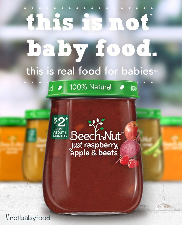 BeechNut Real Food for Babies Live, Love, Simple.