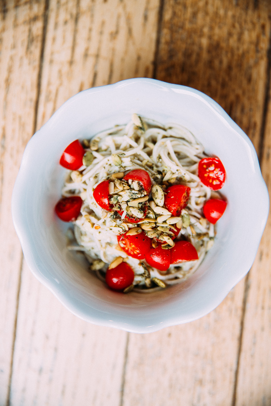 Buckwheat Soba Noodles in Creamy Cashew Avocado Sauce Live, Love, Simple.