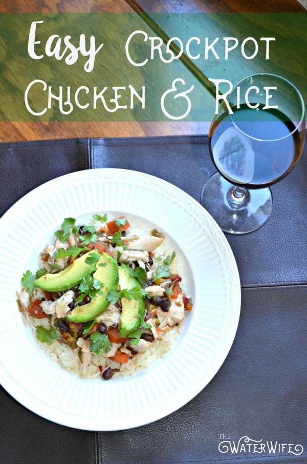 Easy Crockpot Chicken & Rice Recipe