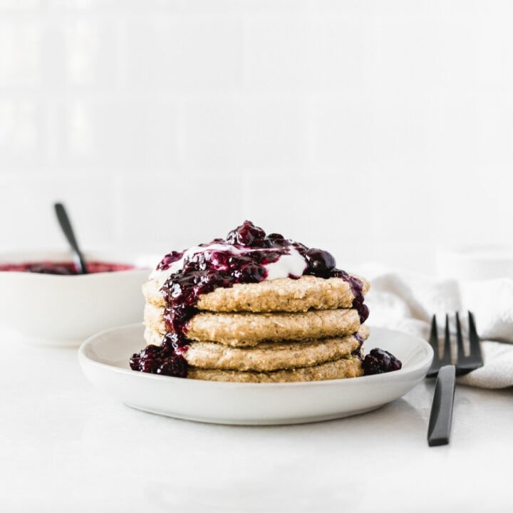 Gluten Free Quinoa Pancakes with Easy Berry Compote Lively Table