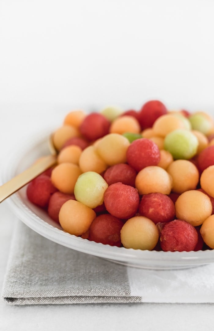 Easy Melon Ball Salad Lively Table