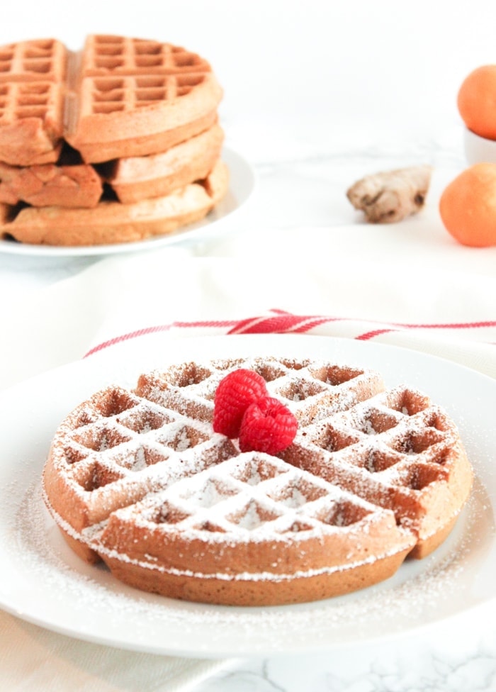Healthy Gingerbread Waffles Lively Table