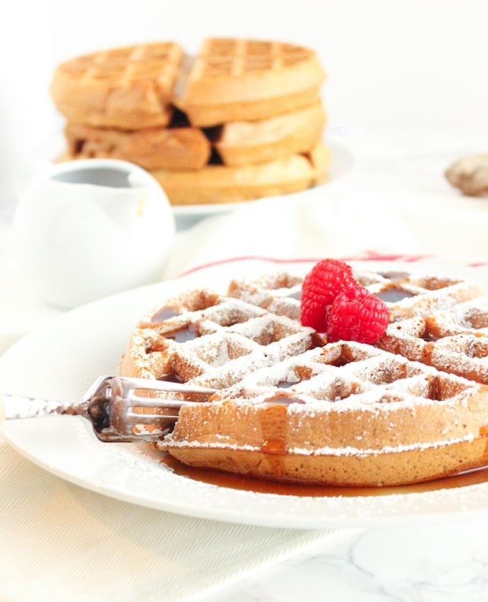 Healthy Gingerbread Waffles Lively Table