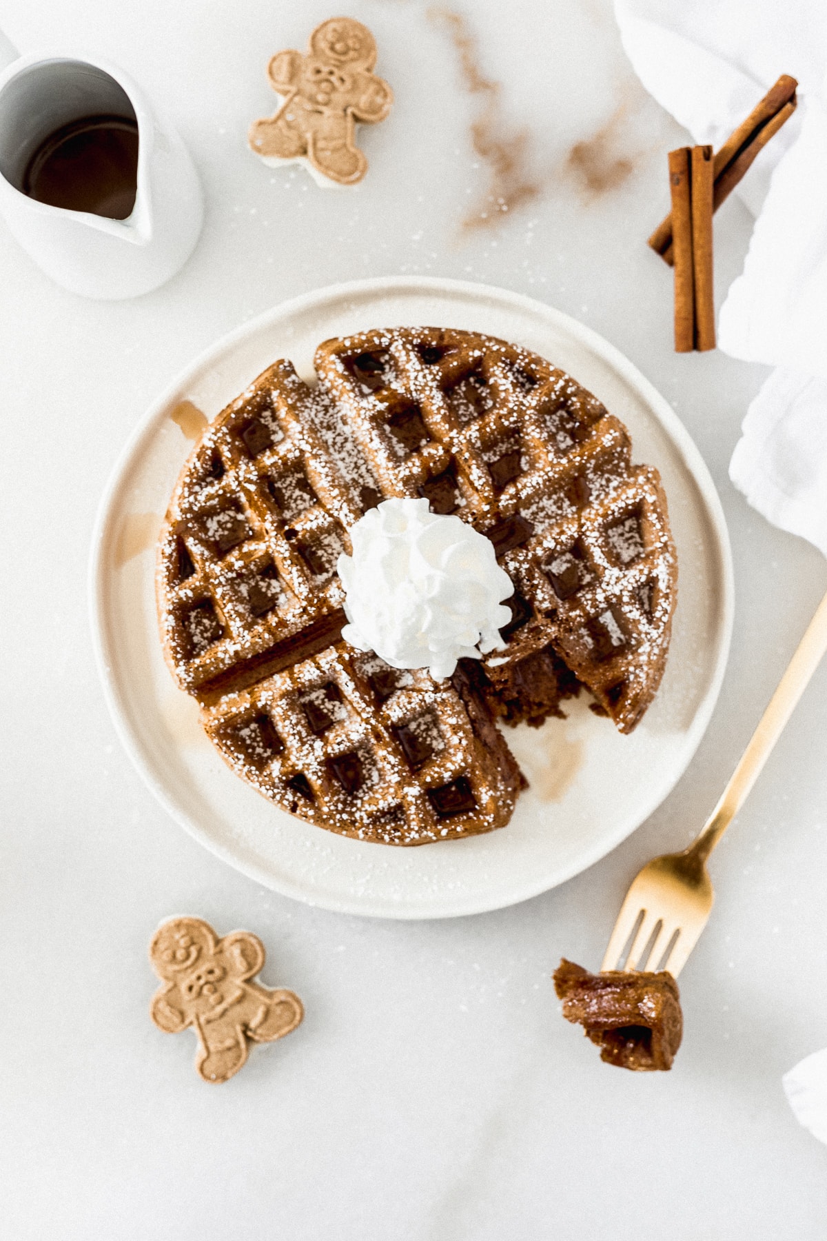 Healthy Gingerbread Waffles Lively Table