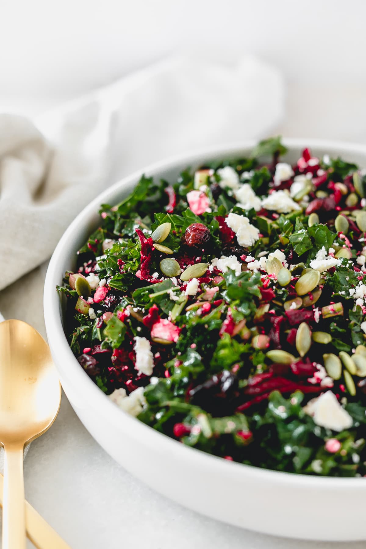 Shredded Beet Kale Salad Lively Table