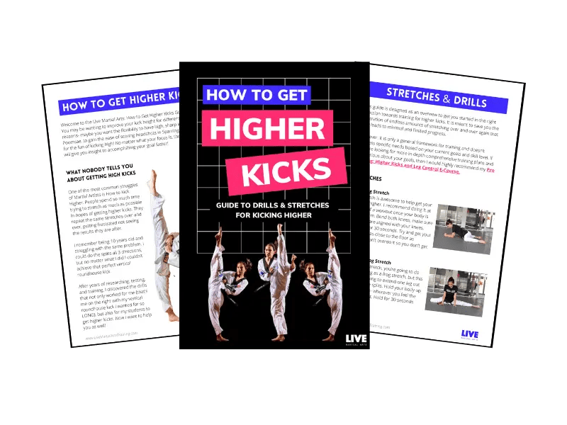 How to Get Higher Kicks Free Workout Guide Live Martial Arts