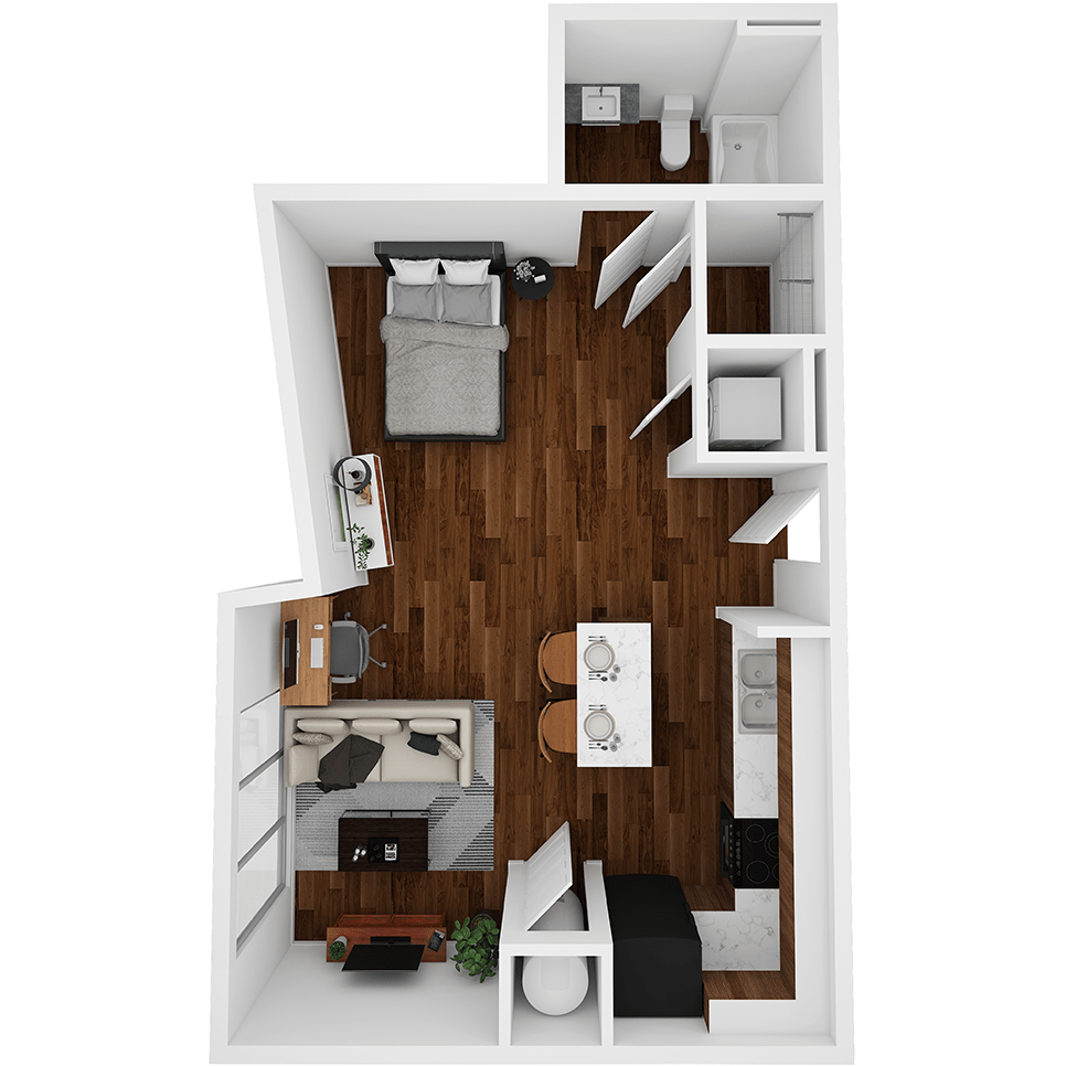 Stanhope Floorplans NC State Student Apartments