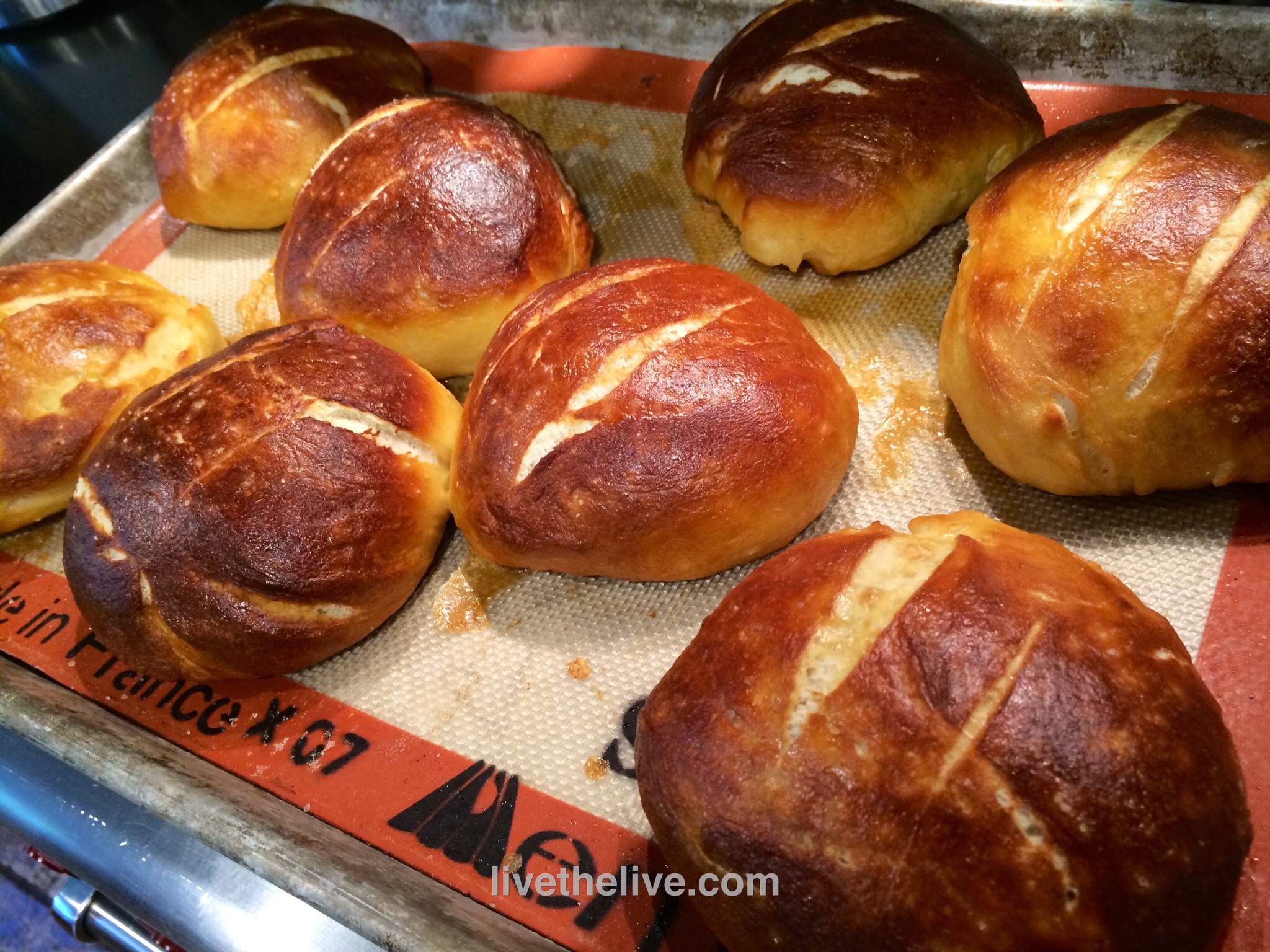 PRETZEL BREAD Live the Live