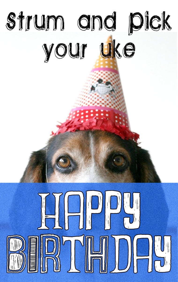 "Happy Birthday" 'Ukulele Tab & Chords Live Ukulele