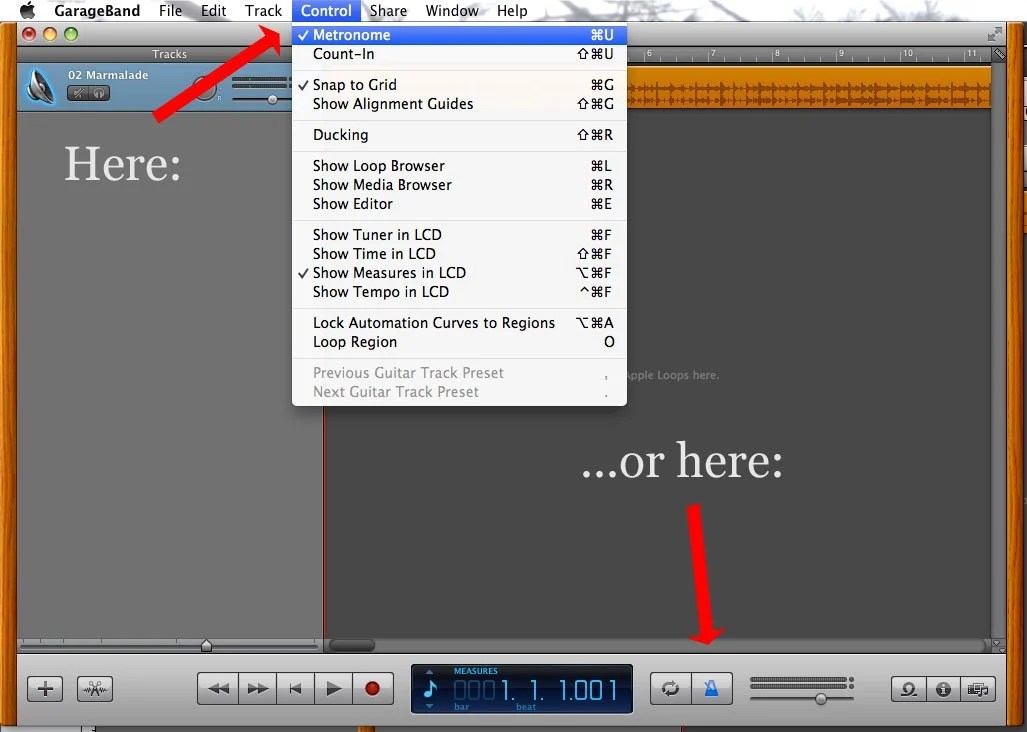 How To Turn Metronome Off In Garageband Ipad duckever
