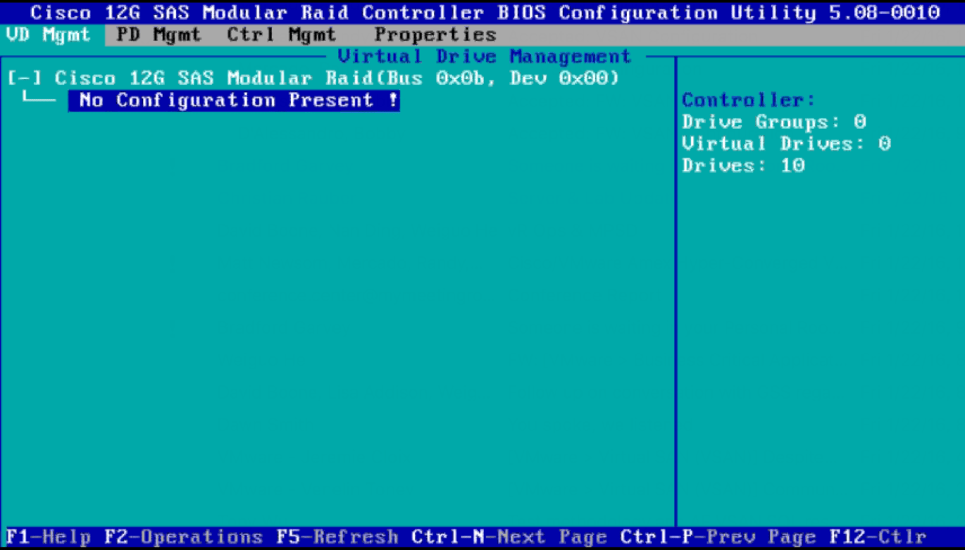 How to delete the RAID configuration from drives managed by the Cisco