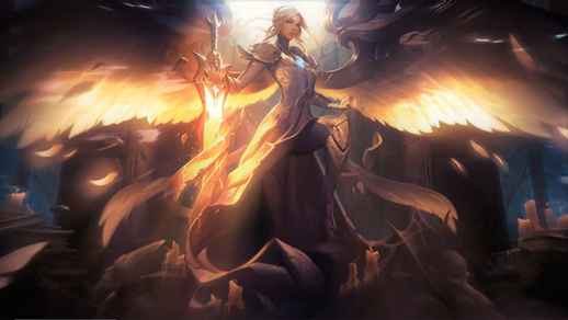 Silver Kayle Skin From League Of Legends Free Windows Wallpaper