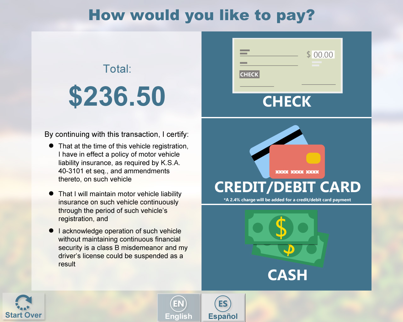Vehicle Registration Payment Kiosk Livewire Digital Kiosk Manufacturer