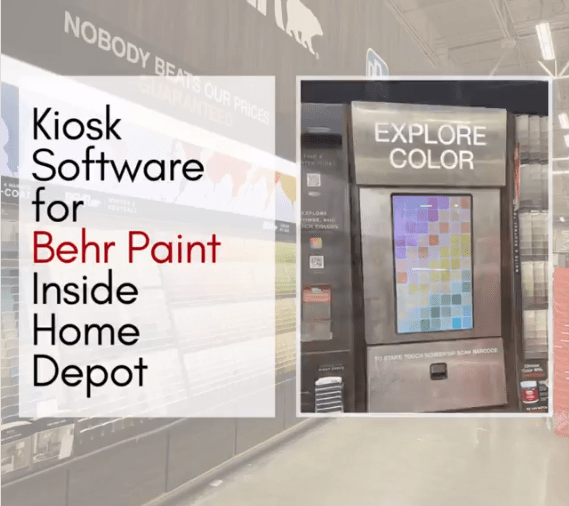 BehrPaint Livewire Digital Kiosk Manufacturer