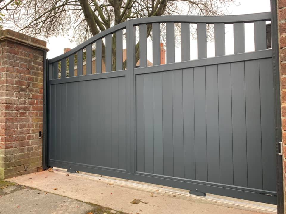 Electric Gate Example3 Garage Doors, Automatic Doors, Electric Gates