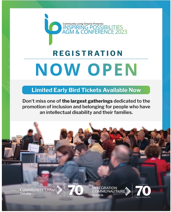 Register now for Community Living Ontario annual conference it’s in