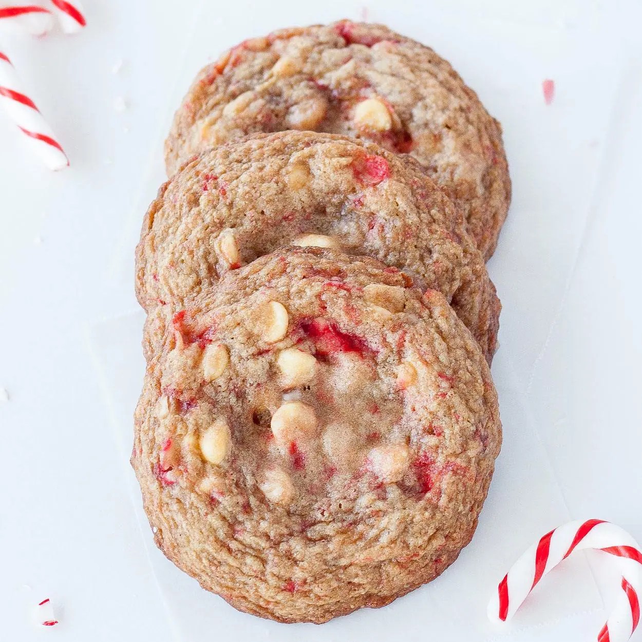 White Chocolate Candy Cane Cookies Liv for Cake