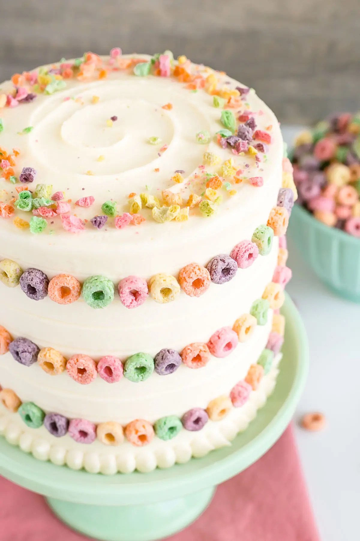 Froot Loops Cake Liv for Cake