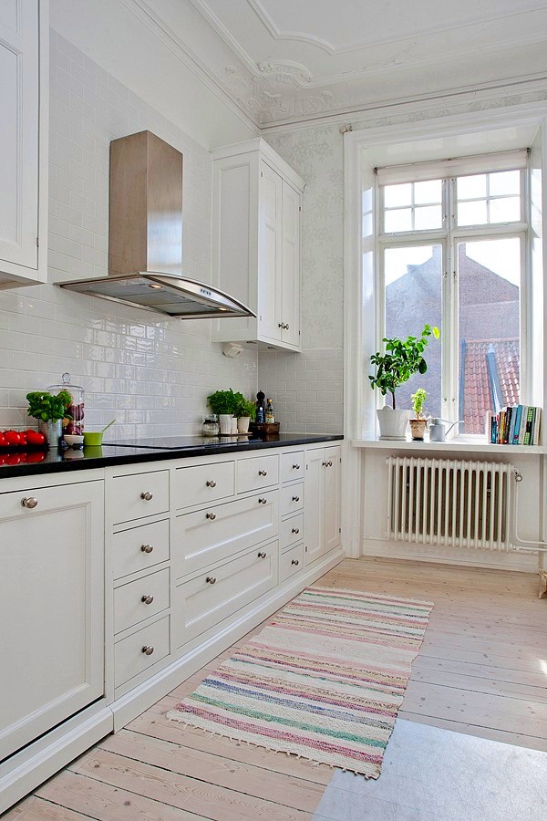 Trendy and Stylish Transform Your Floors with White Floorboards for a