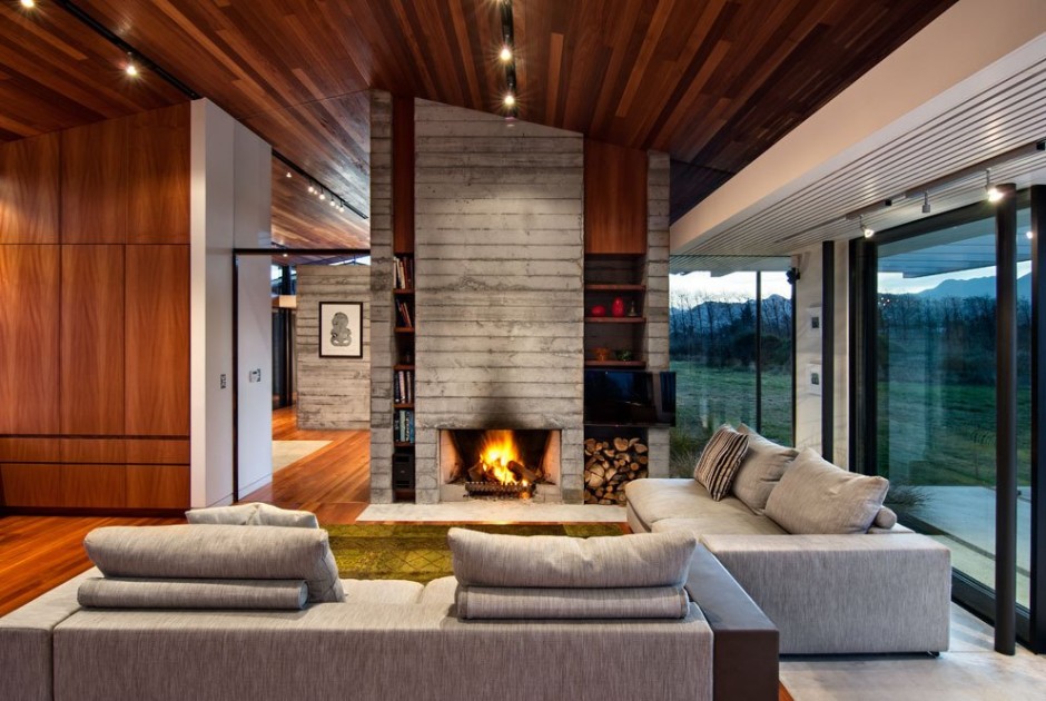 The Wood and Stone Modern Home