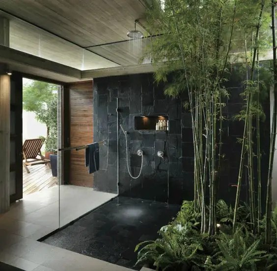Luxurious and BreathTaking Shower Room Designs Open Plan and Nature