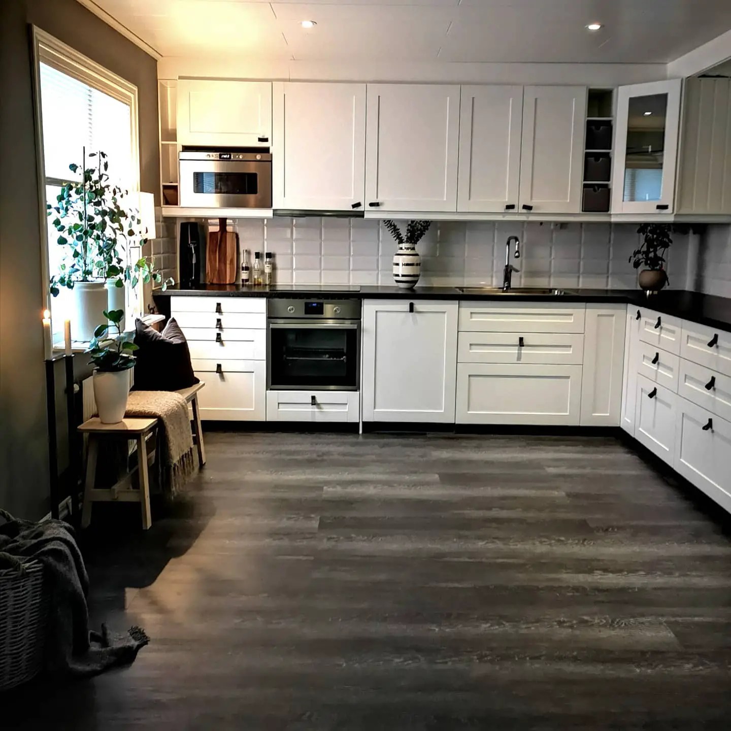 Black Wooden Floors in Kitchens Timeless Elegance and Versatility