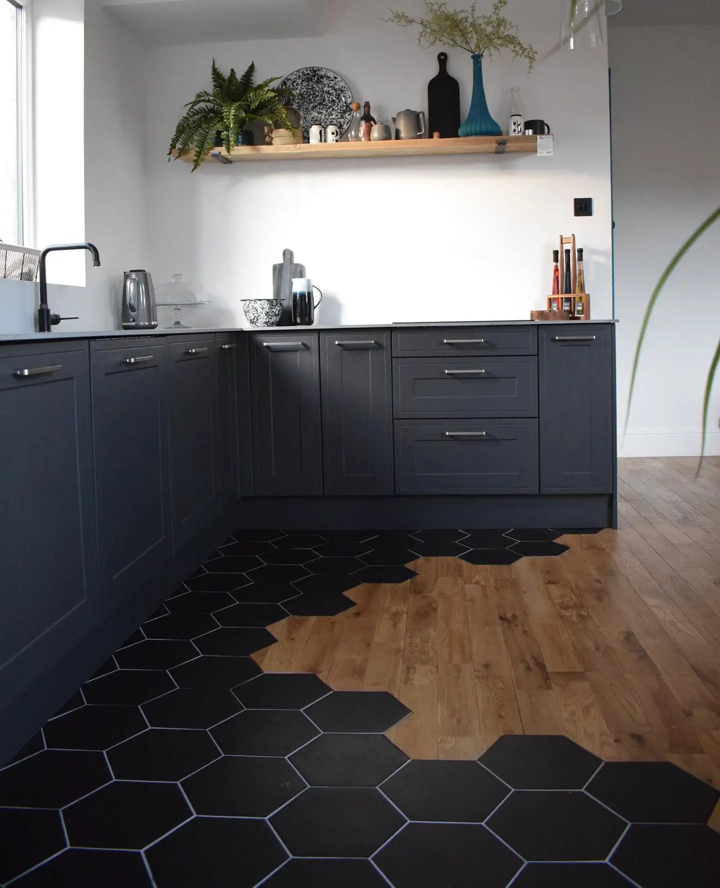 Black Wooden Floors in Kitchens Timeless Elegance and Versatility