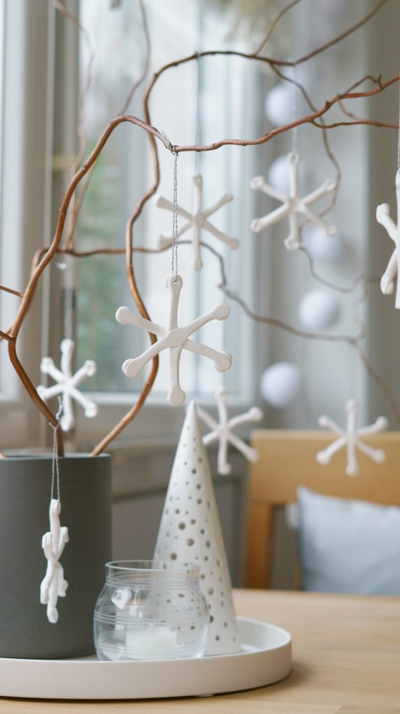 DIYDeko für die Winterzeit Schneekristalle aus Fimo living.elements
