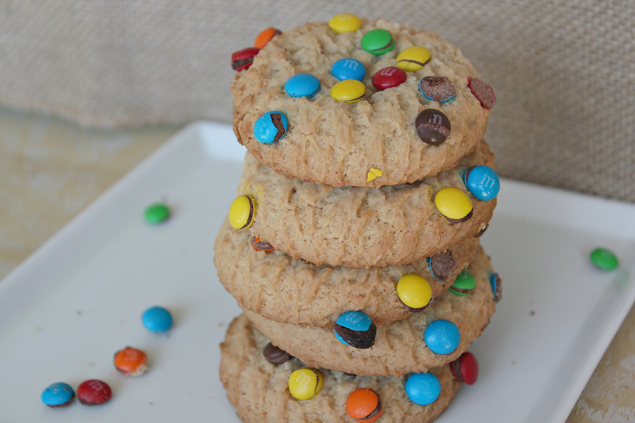 Deliciously Fluffy M&M Cookies Recipe Living Chic Mom