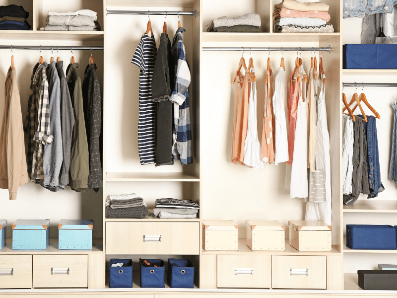 Storing OffSeason Clothes With No Closet Space