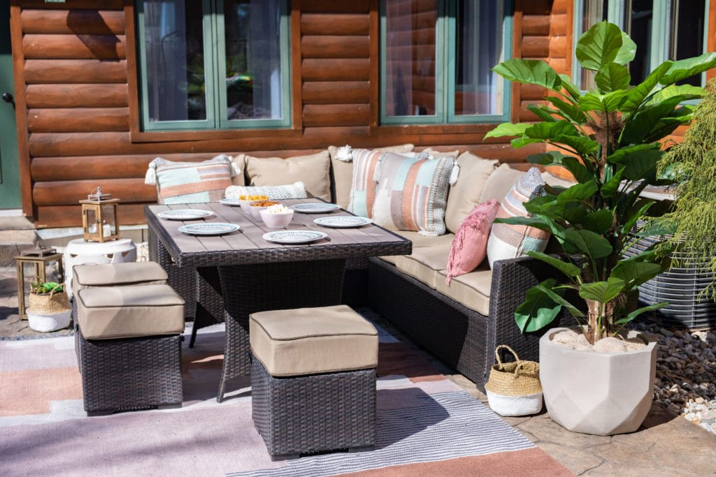 Getting Summer Ready with Walmart // Log Cabin Patio Reveal! Living