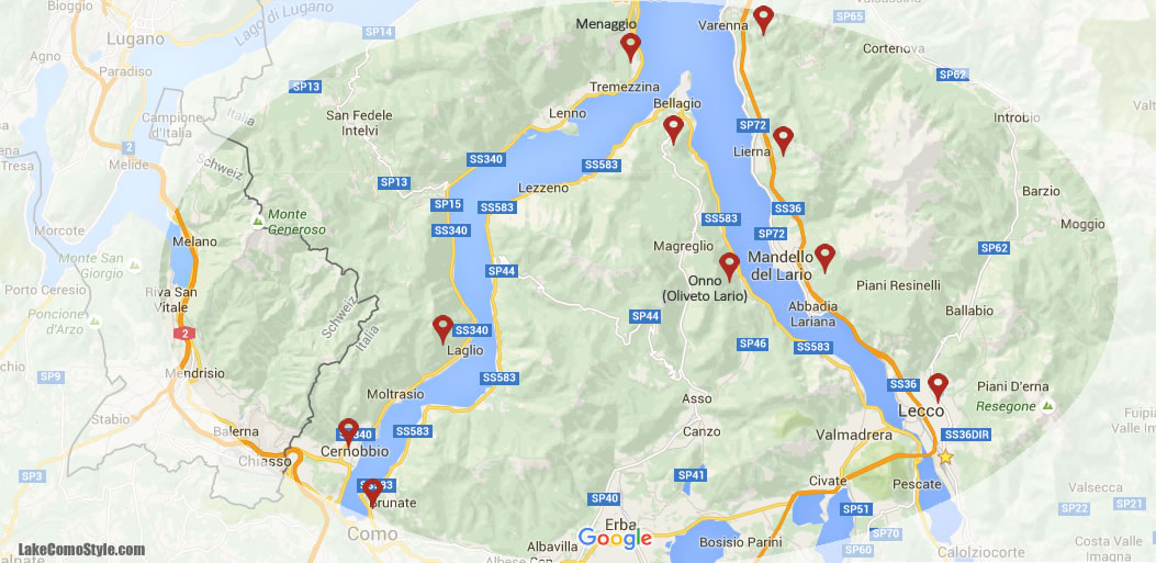 Map Lake Como Italy Lake-Como-Map-Hotspot - Living + Nomads – Travel Tips, Guides, News & Information!