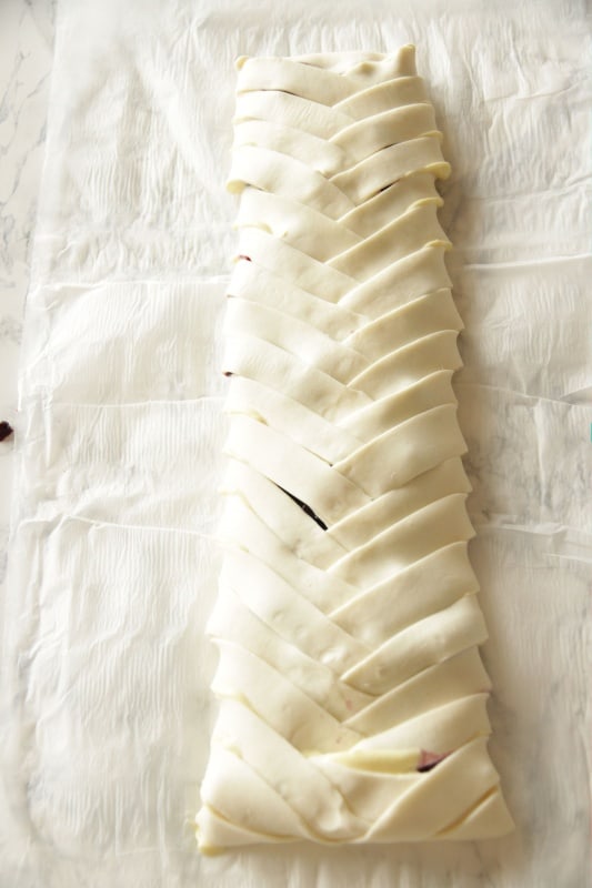 HeidelbeerTopfenstrudel Living on Cookies