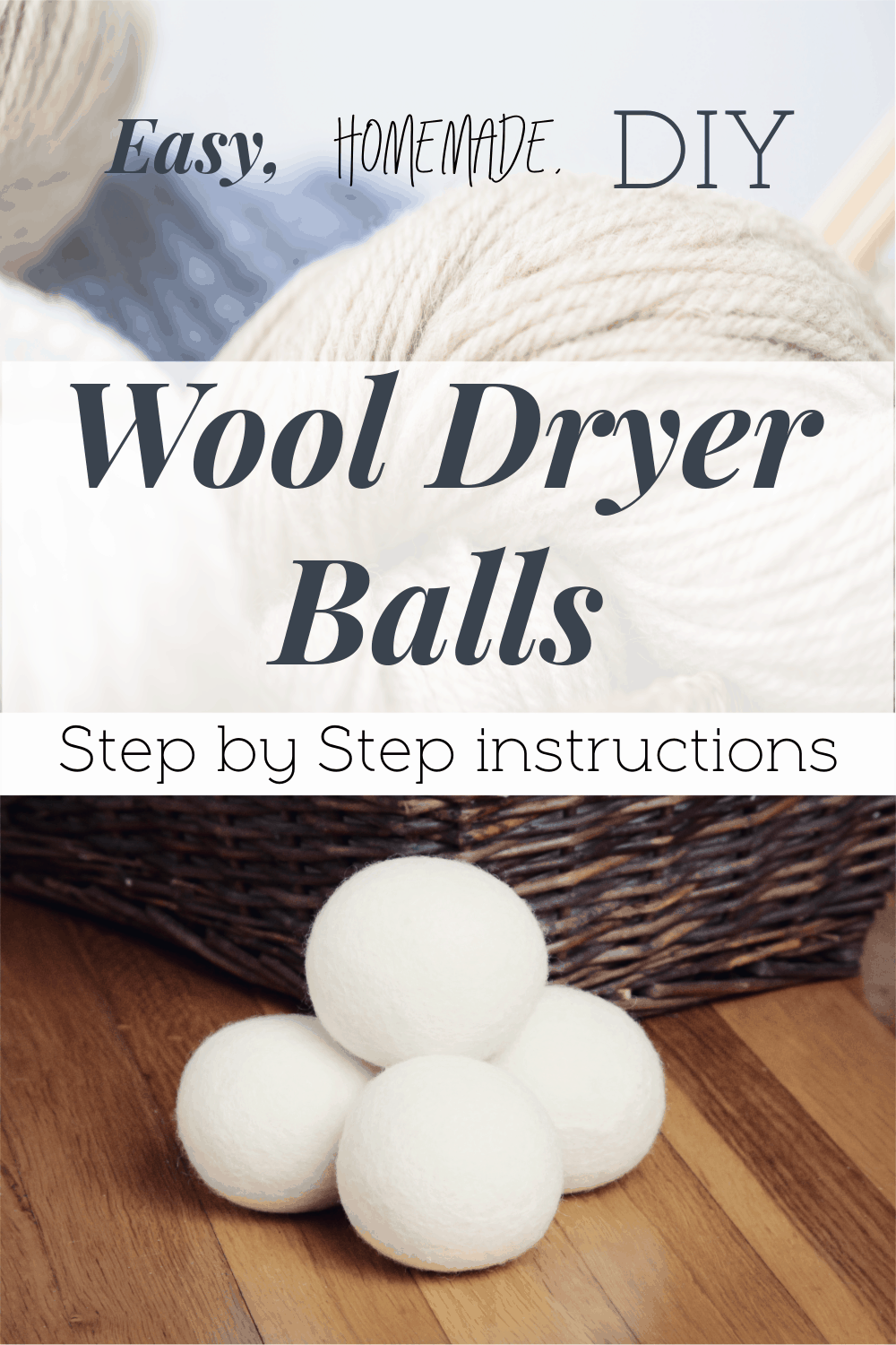 Make felted wool dryer balls, a cheapskate's fabric softener Living