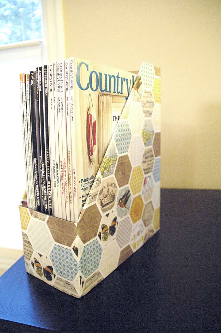 DIY magazine racks that live richer and for less money