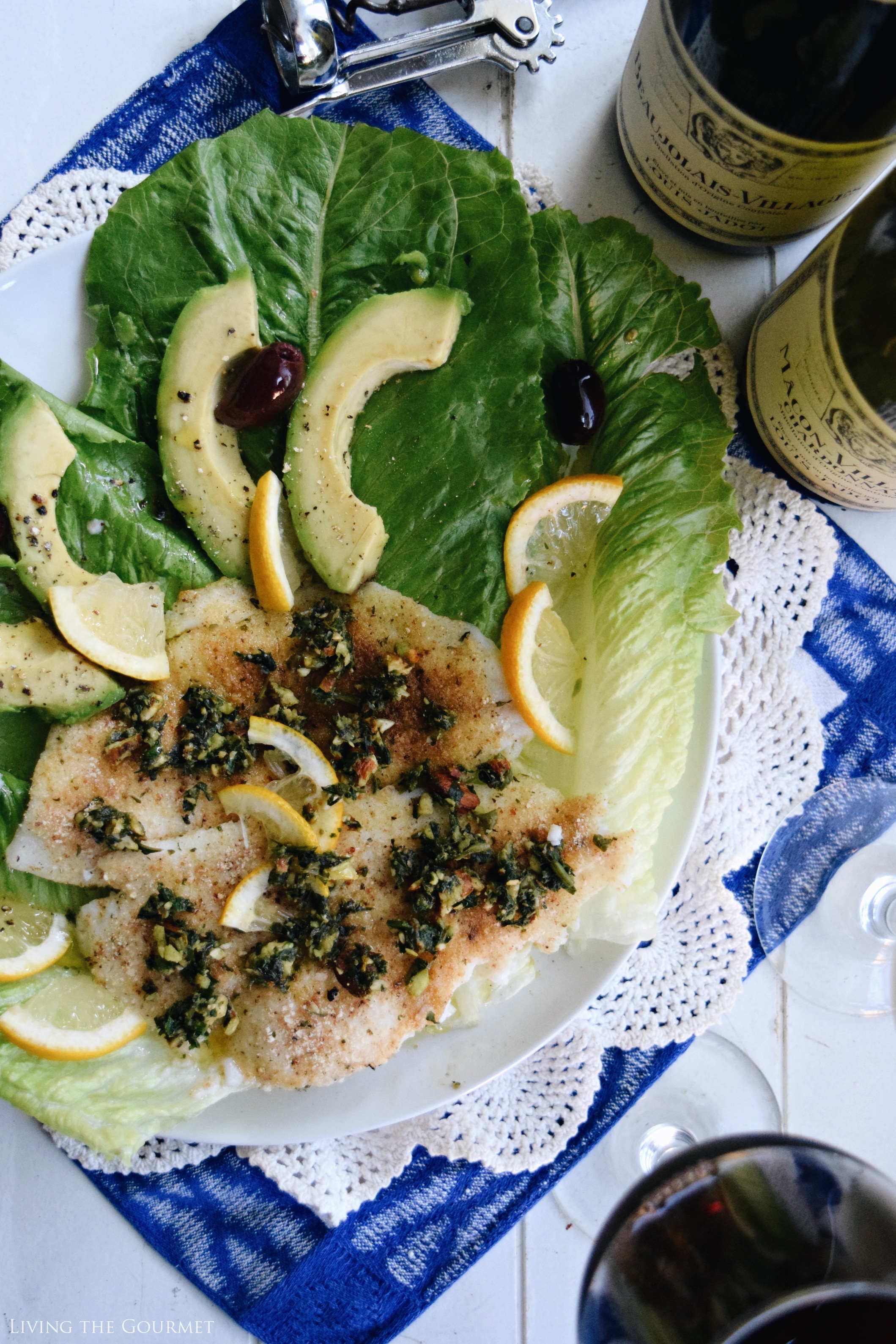 Flounder Fillets with Pesto Living The Gourmet