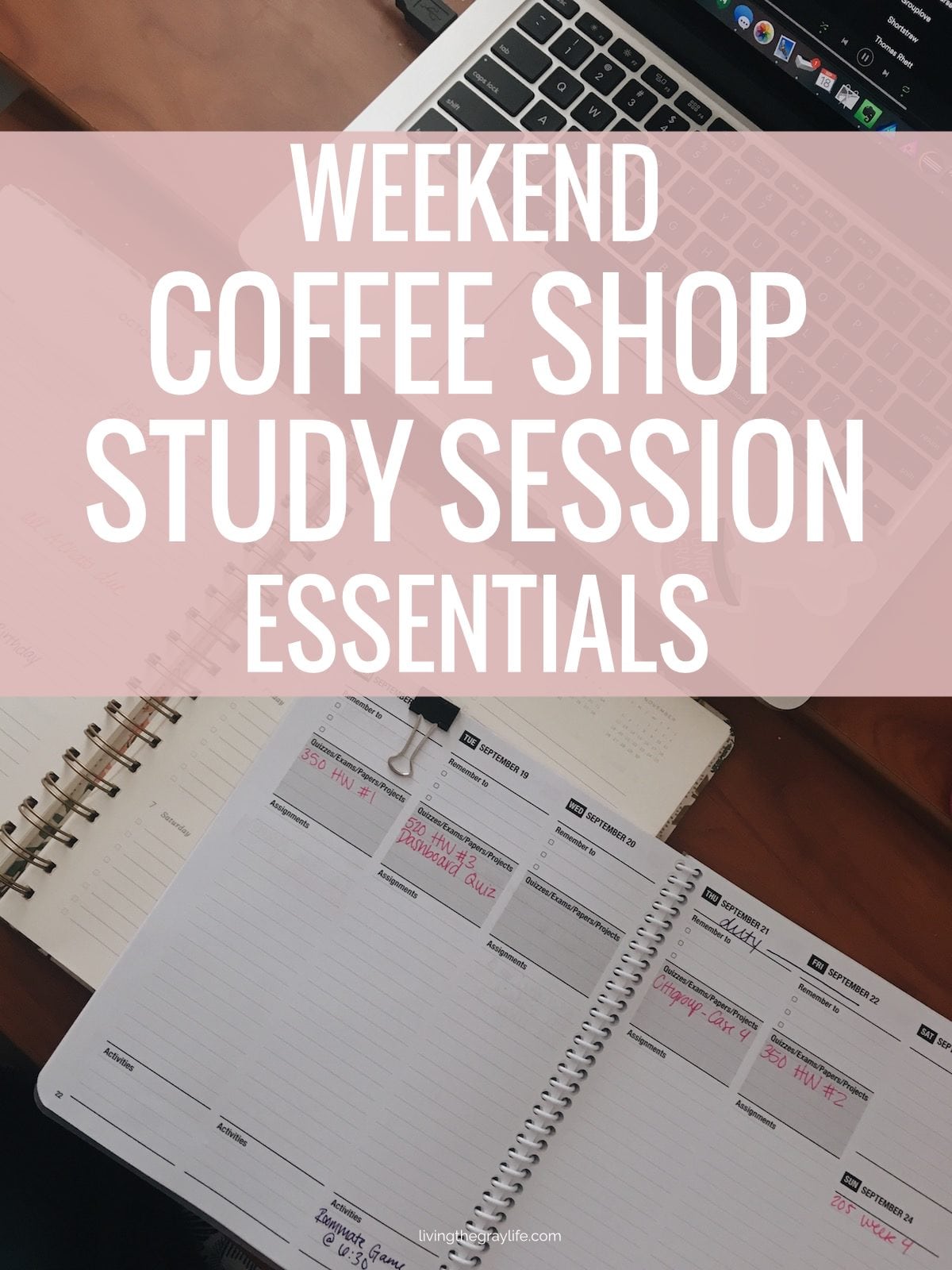 What You Need to Survive the Weekend Coffee Shop Study Session Living