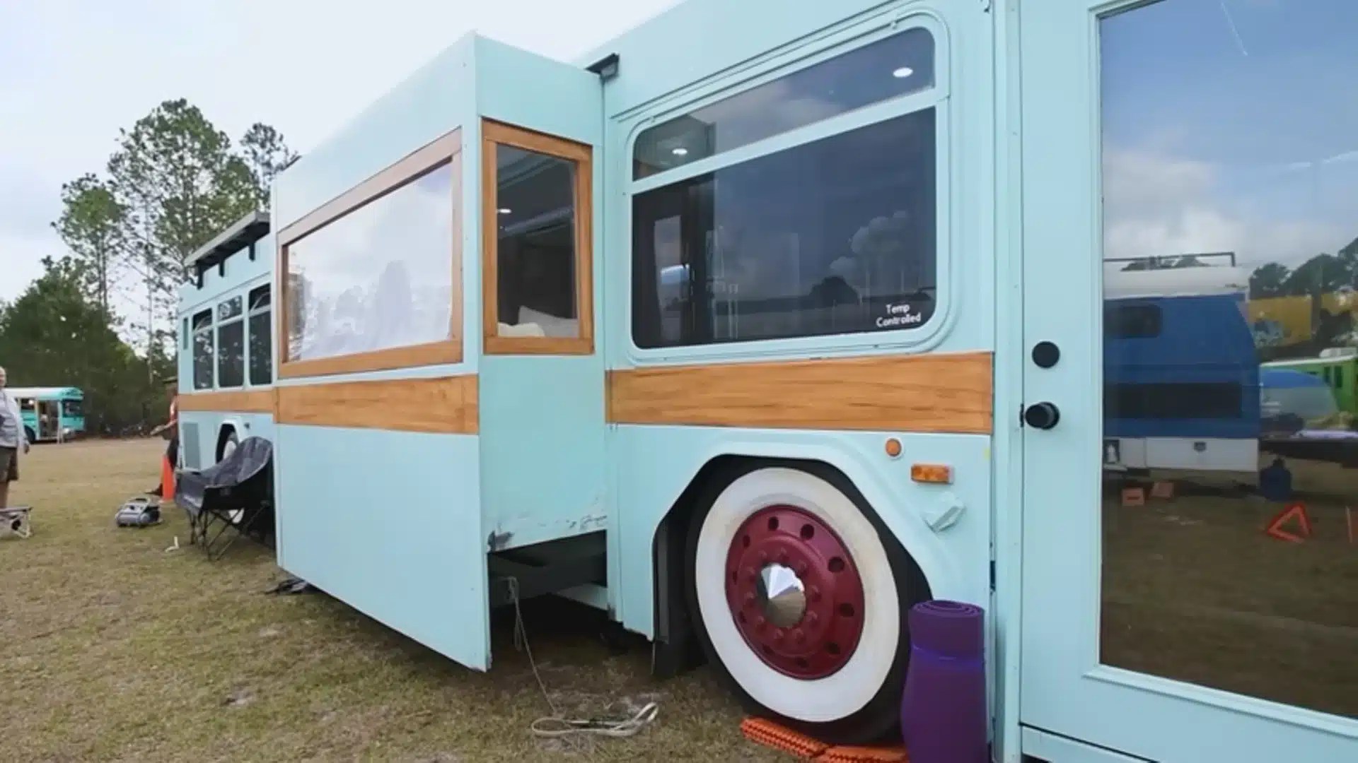 Tour This Amazing Bus Camper Conversion Complete With Dual SlideOuts