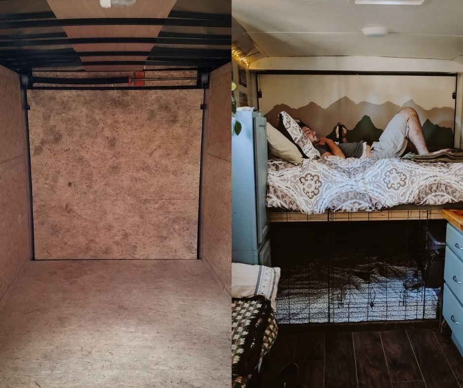 Cargo Trailer Camper Conversion Floor Plans Floor Roma