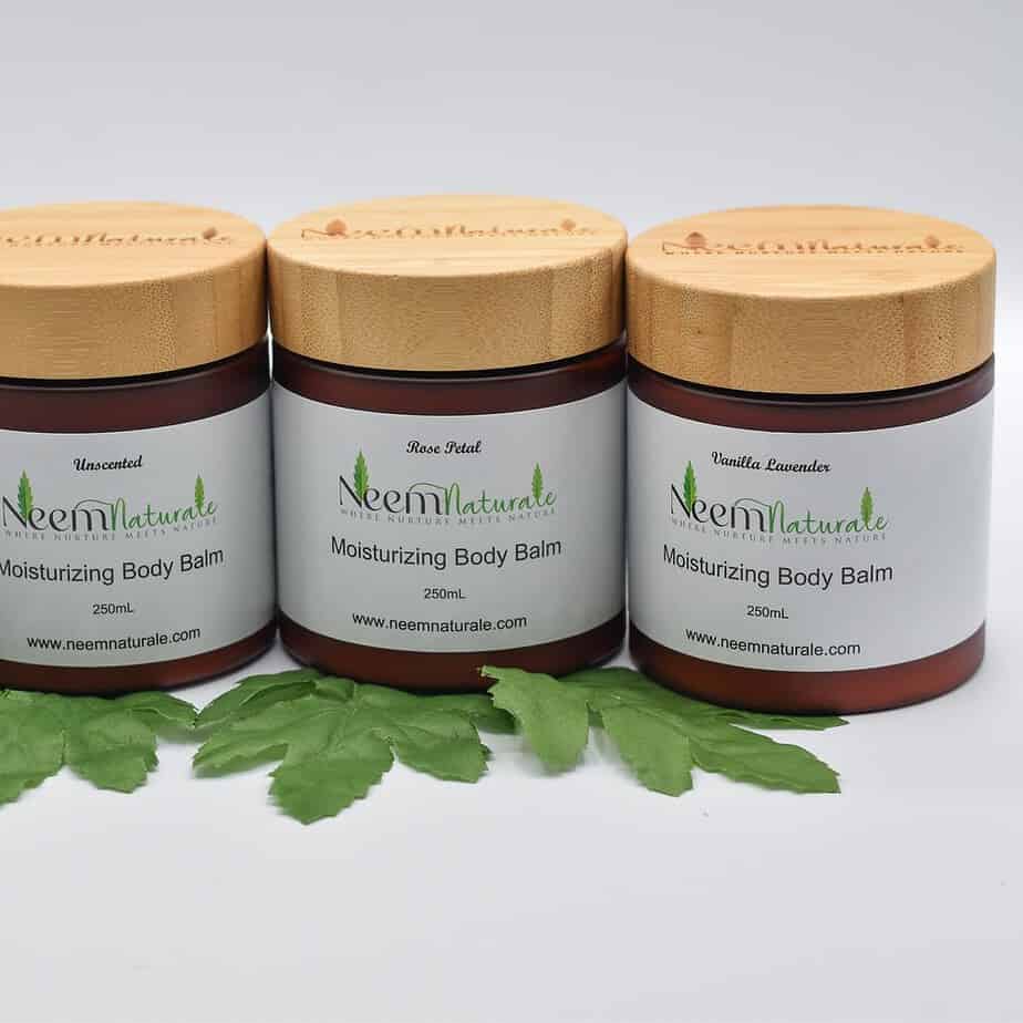 Unscented Moisturizing Body Balm (Travel Size) Neem Naturale Living