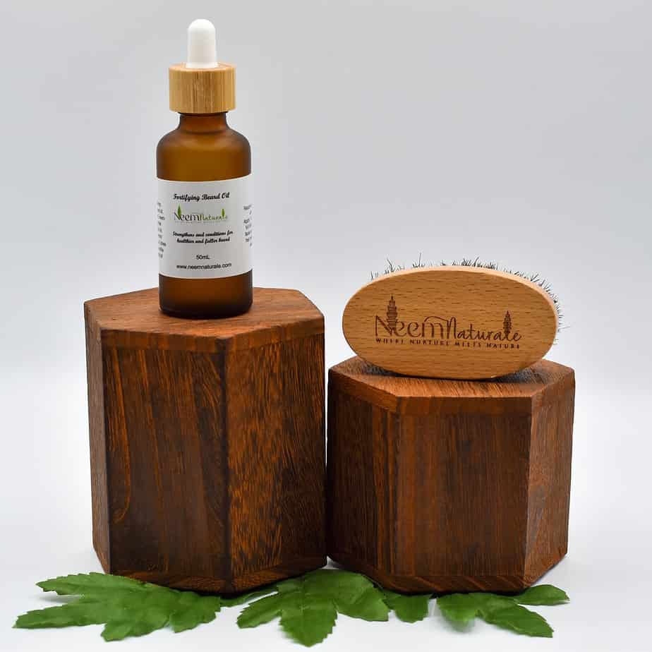 Fortifying Beard Oil Gift Set Neem Naturale Living Well Farmers Market