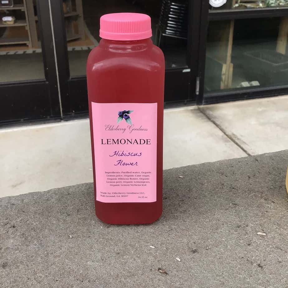 Hibiscus Flower Lemonade Elderberry Goodness Living Well Farmers Market