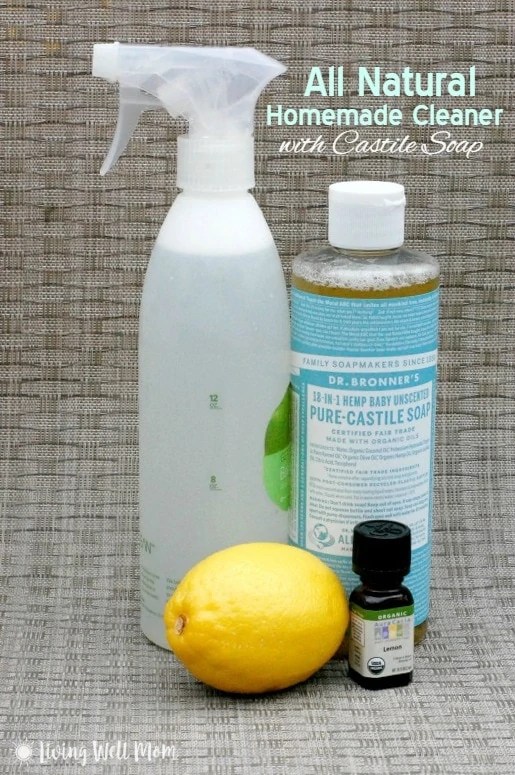 All Natural Homemade Cleaner with Castile Soap