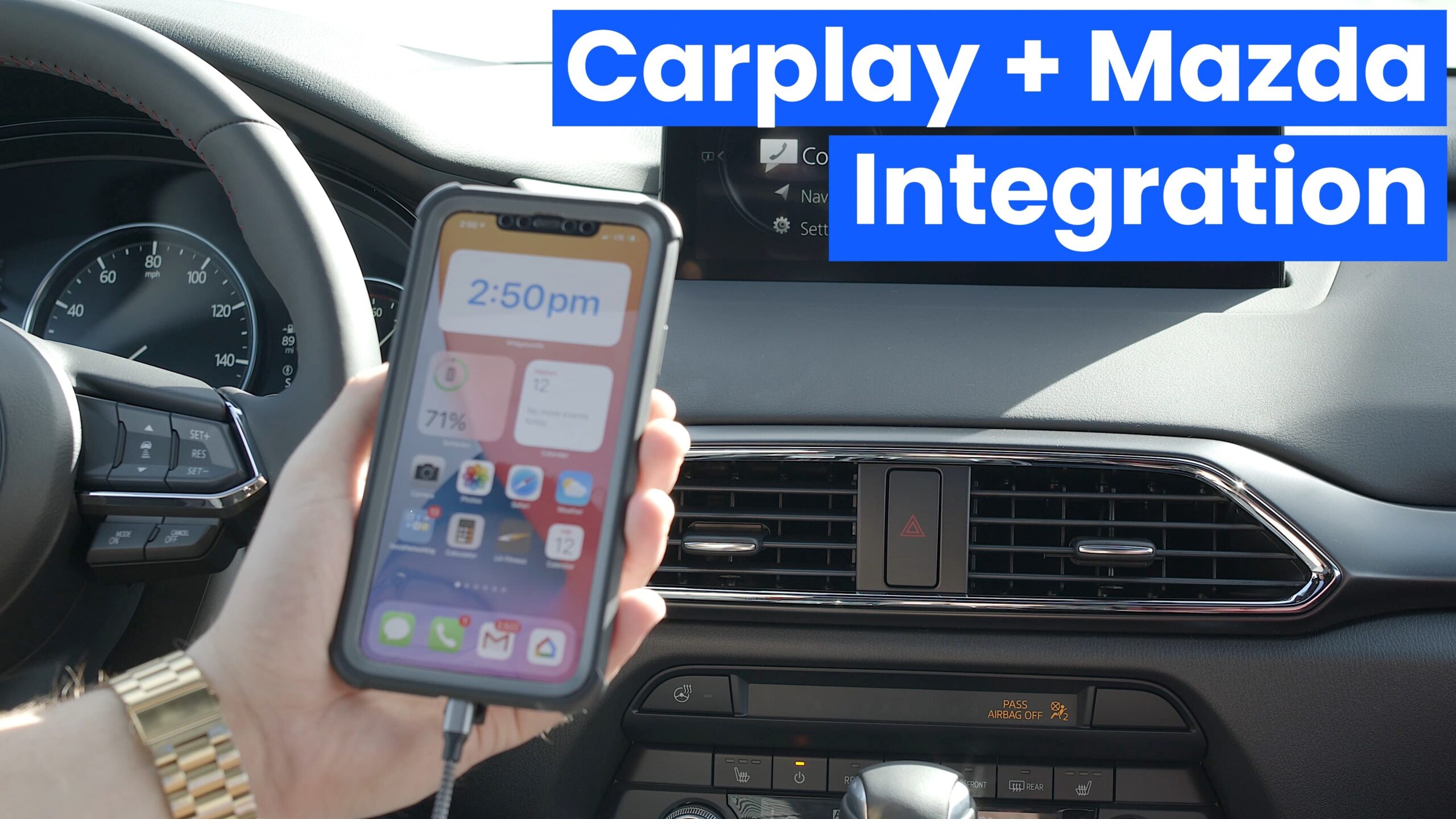 How to Connect to Apple CarPlay in Your Mazda Living With My Mazda