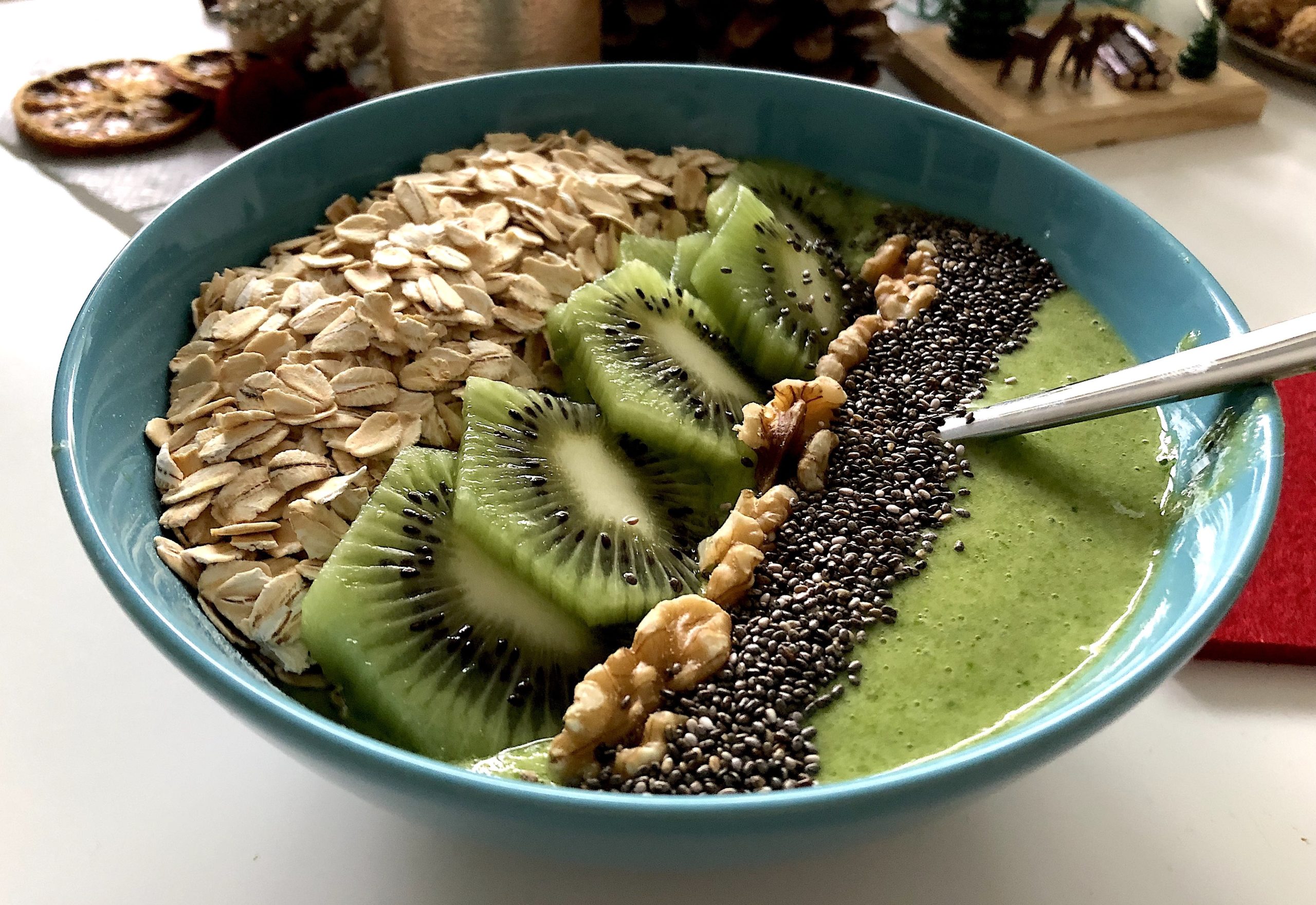 SmoothieBowl mit Haferflocken My Recipes