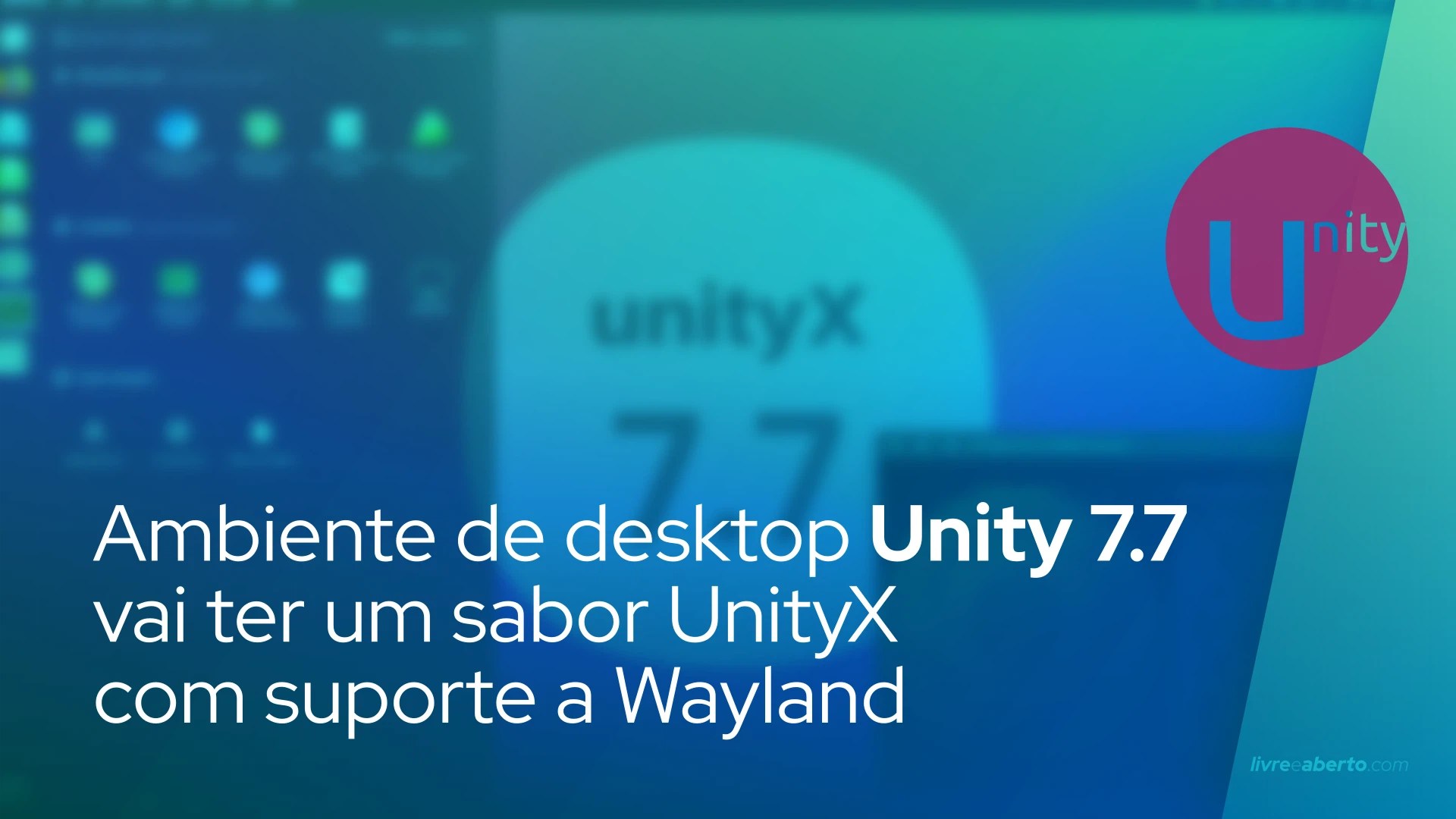 Ambiente de desktop Unity 7.7 vai ter um sabor UnityX com suporte a Wayland