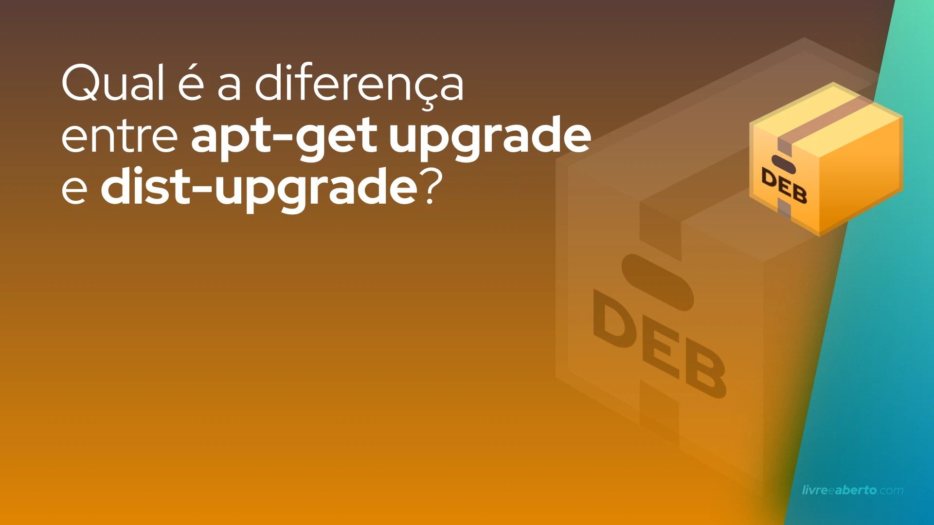 Qual é a diferença entre aptget upgrade e distupgrade?