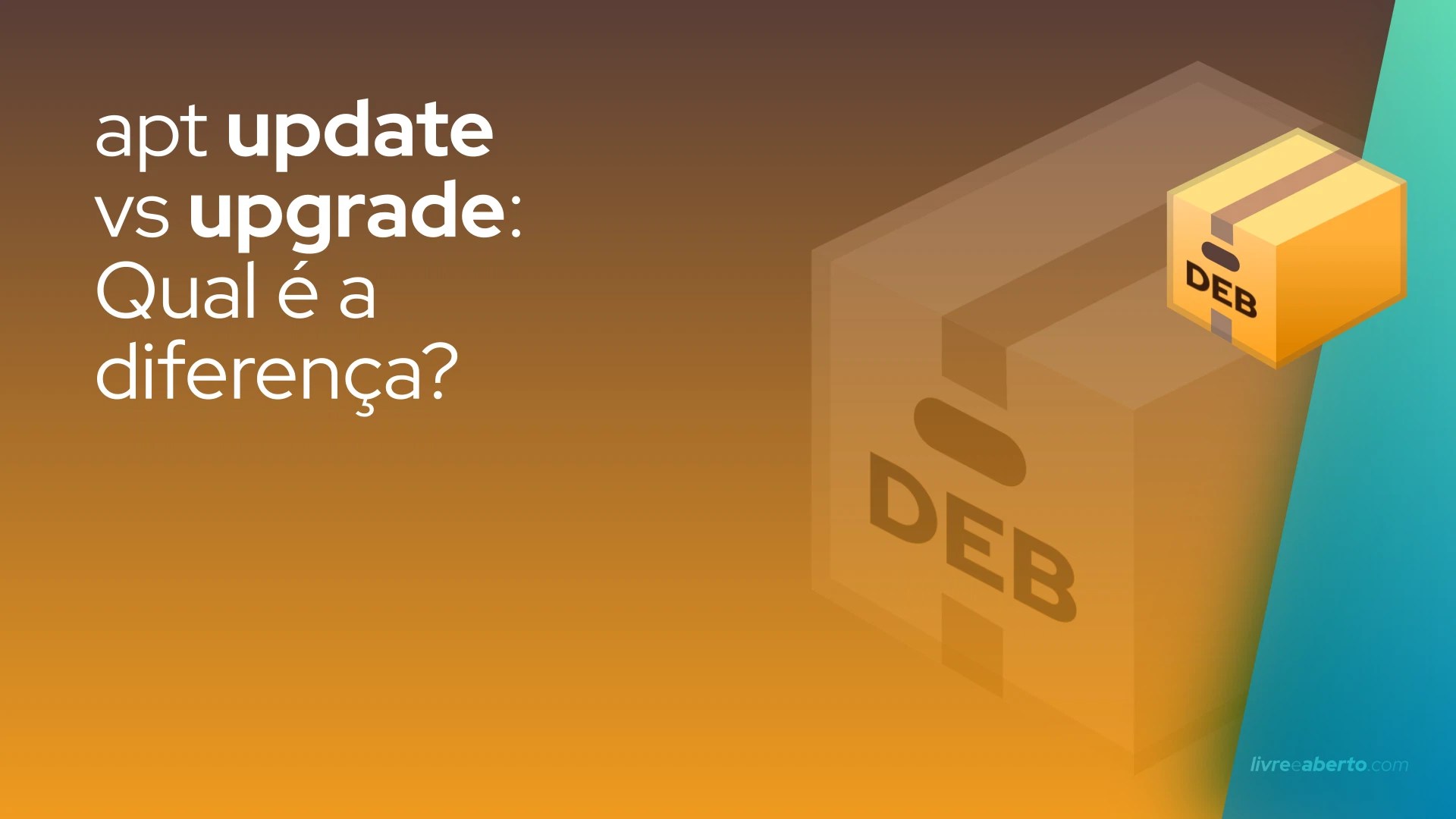 apt update vs upgrade Qual é a diferença?