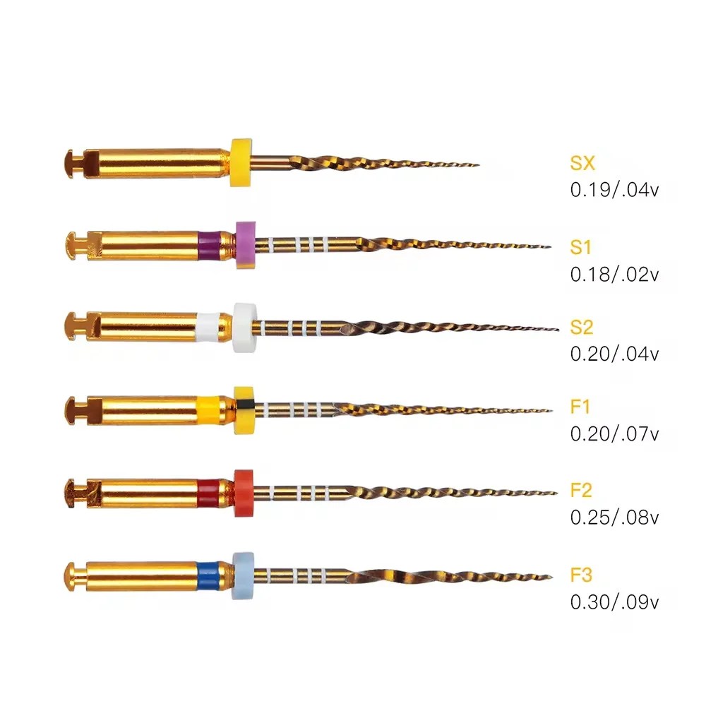 Dental Root Canal Endodontic Rotary Files Protaper Gold Endo Files
