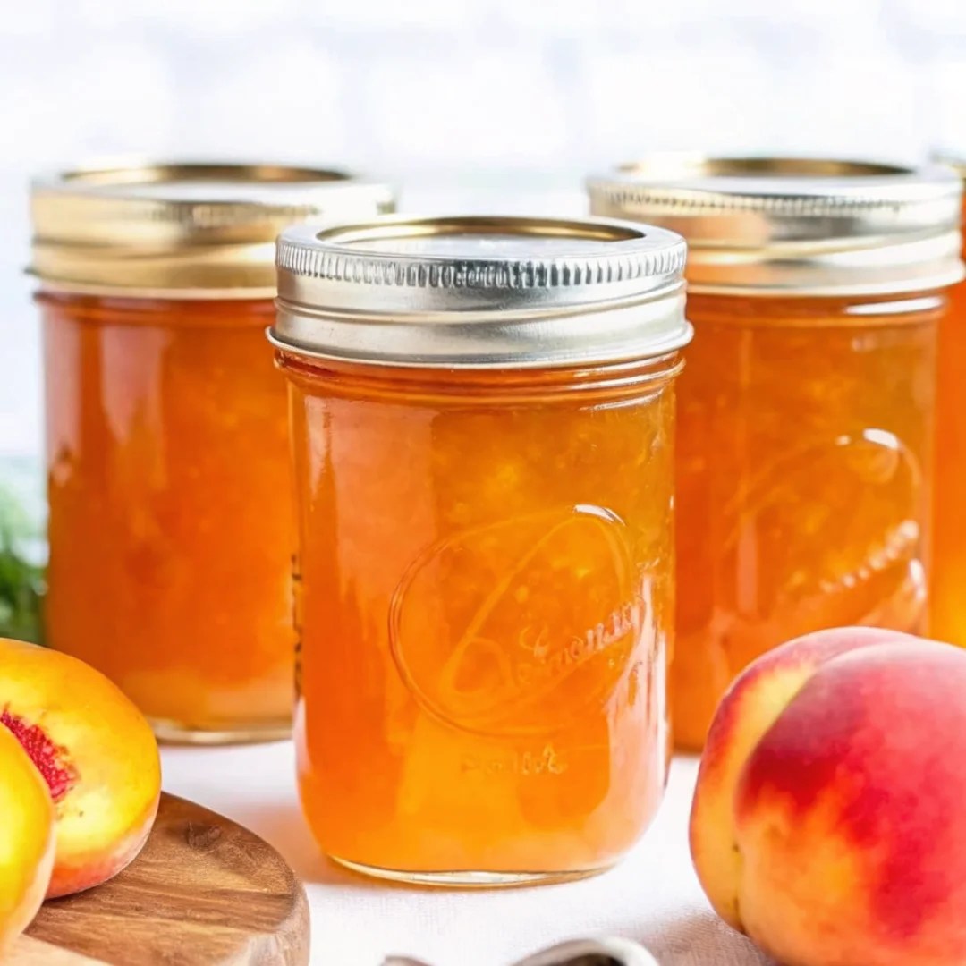 How to Can Peach Jam Recipe liyarecipes
